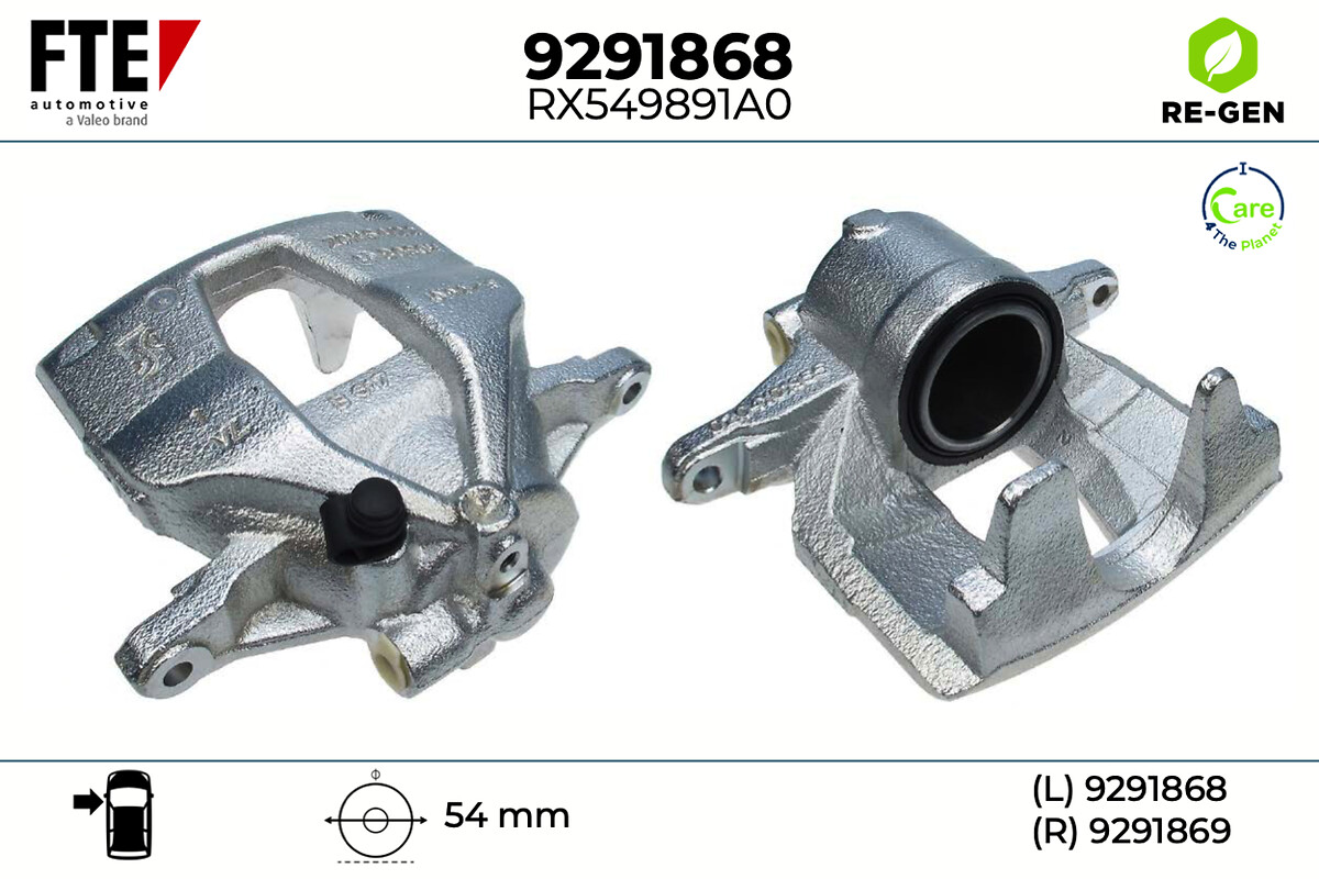 Étrier de frein FTE automotive GmbH ref. 9291868