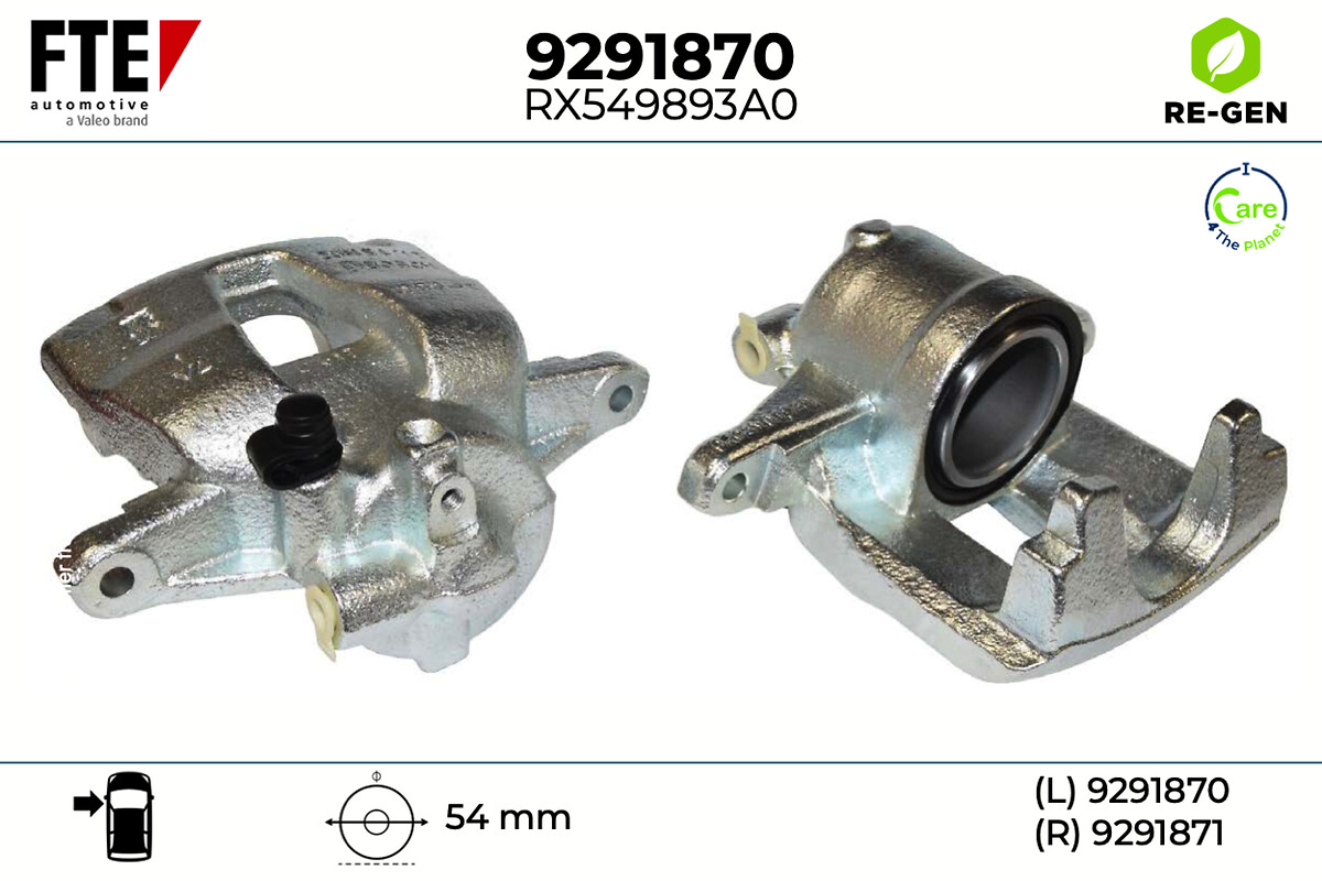 Étrier de frein FTE automotive GmbH ref. 9291870