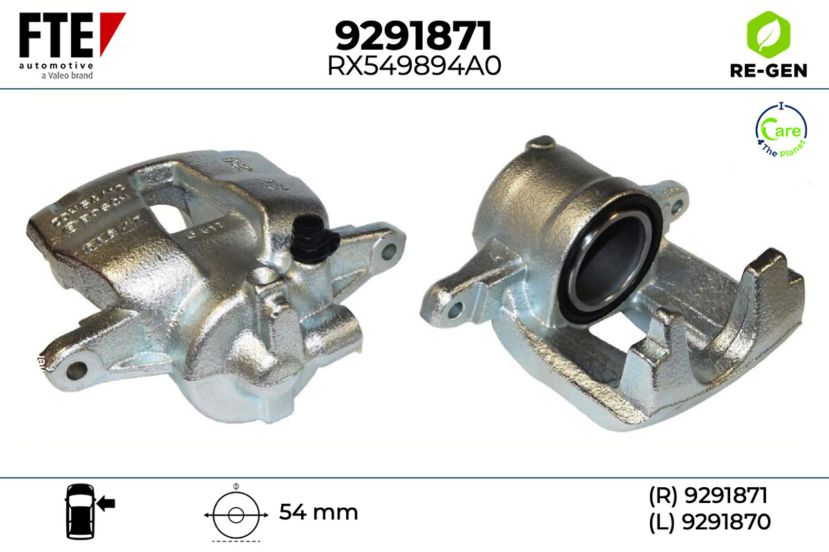 Étrier de frein FTE automotive GmbH ref. 9291871