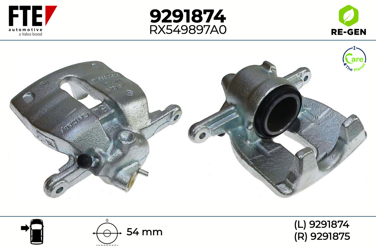 Étrier de frein FTE automotive GmbH ref. 9291874