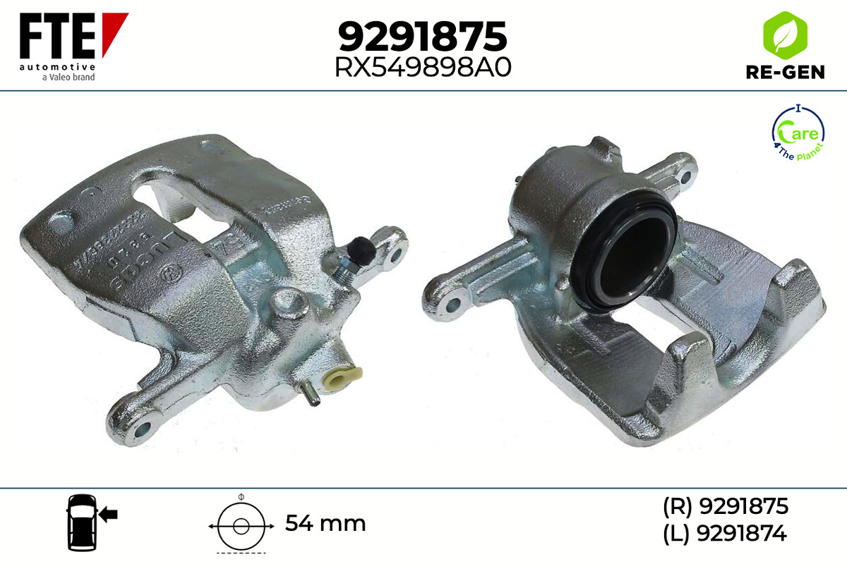 Étrier de frein FTE automotive GmbH ref. 9291875