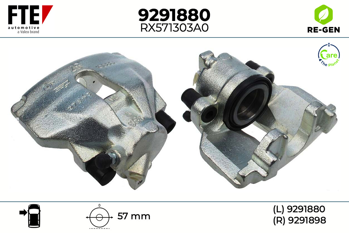 Étrier de frein FTE automotive GmbH ref. 9291880