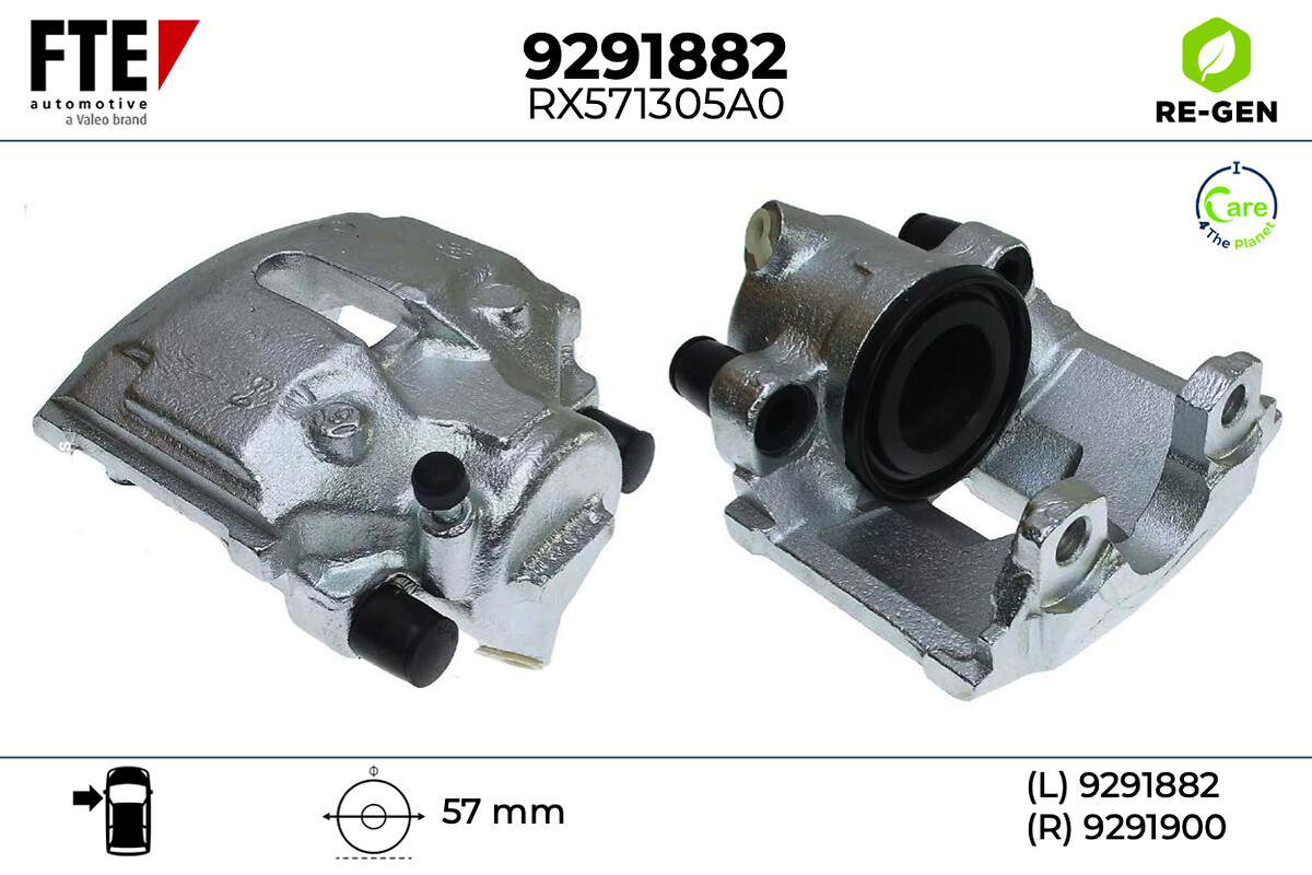 Étrier de frein FTE automotive GmbH ref. 9291882