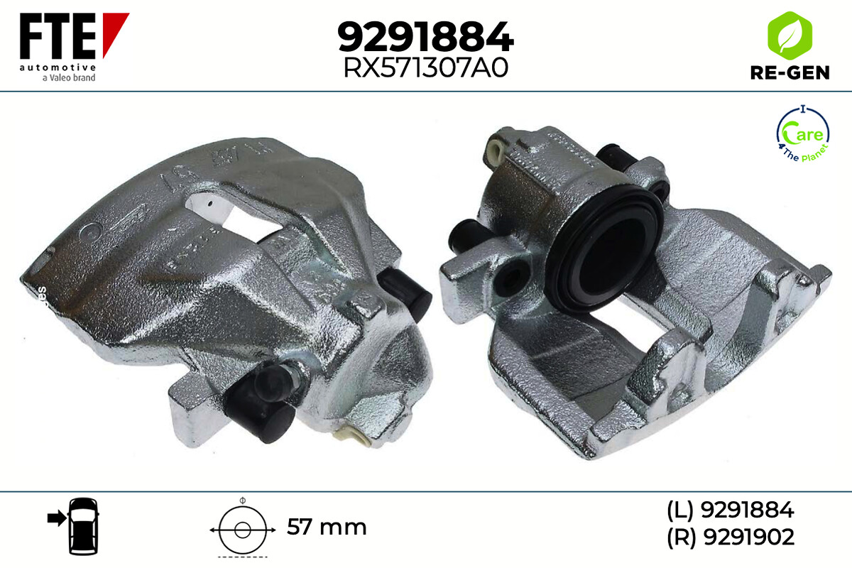 Étrier de frein FTE automotive GmbH ref. 9291884