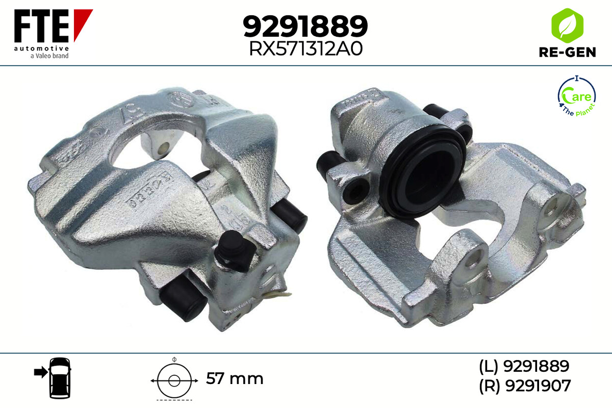 Étrier de frein FTE automotive GmbH ref. 9291889
