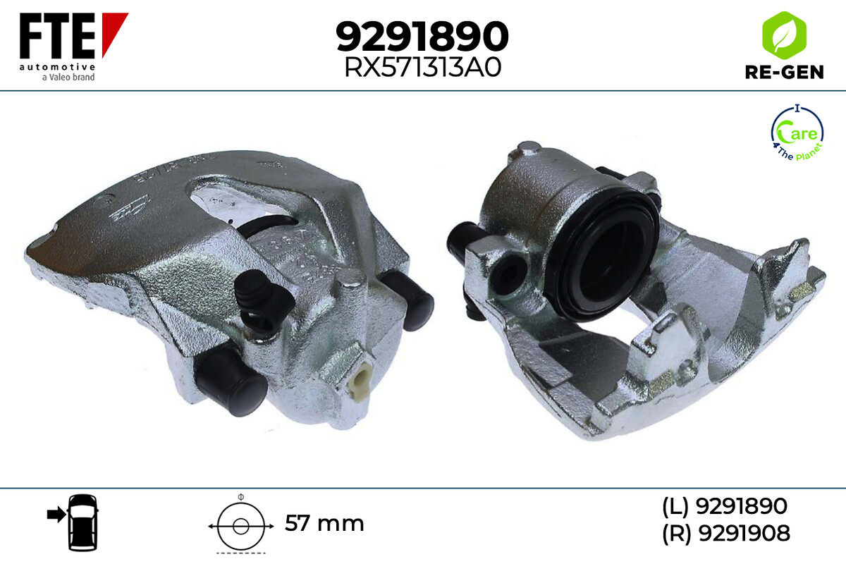 Étrier de frein FTE automotive GmbH ref. 9291890