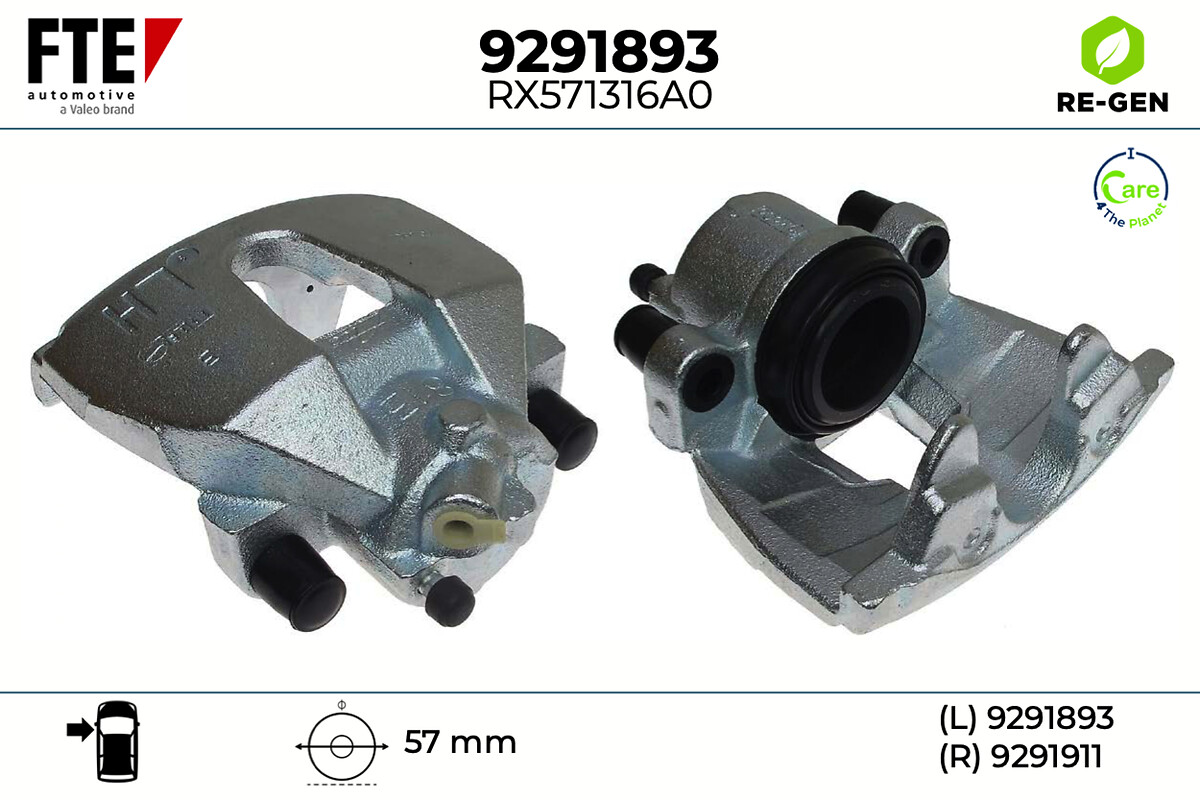 Étrier de frein FTE automotive GmbH ref. 9291893