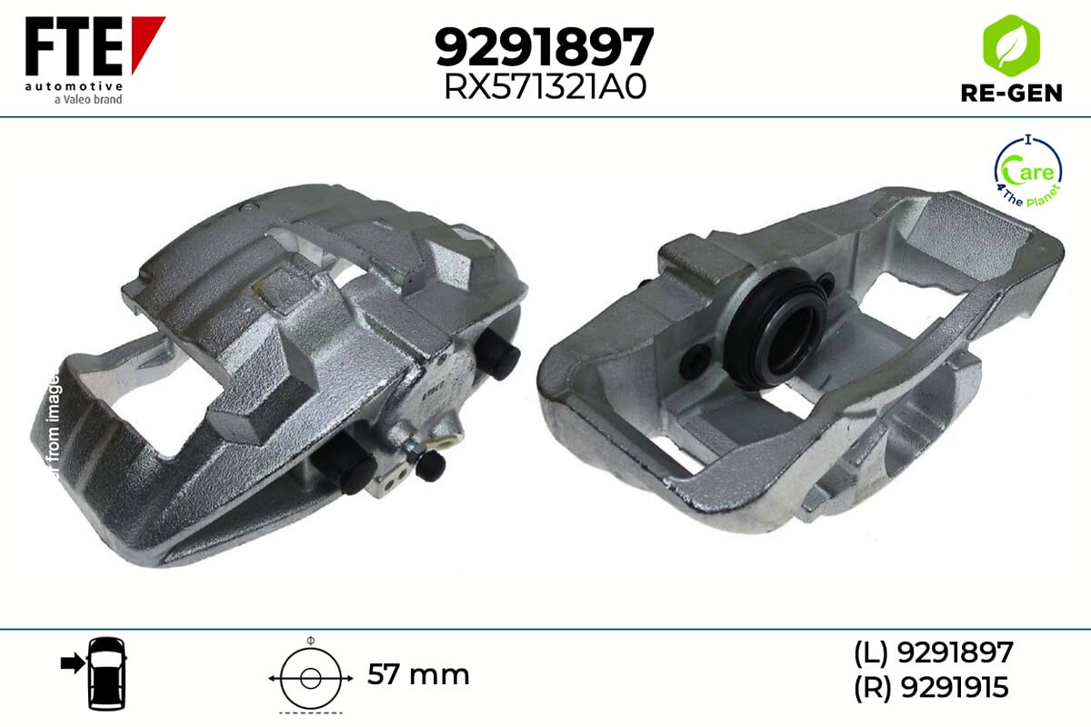 Étrier de frein FTE automotive GmbH ref. 9291897