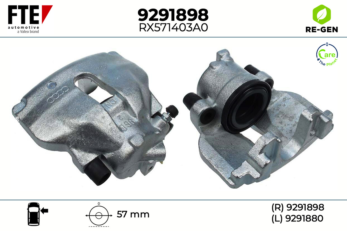 Étrier de frein FTE automotive GmbH ref. 9291898