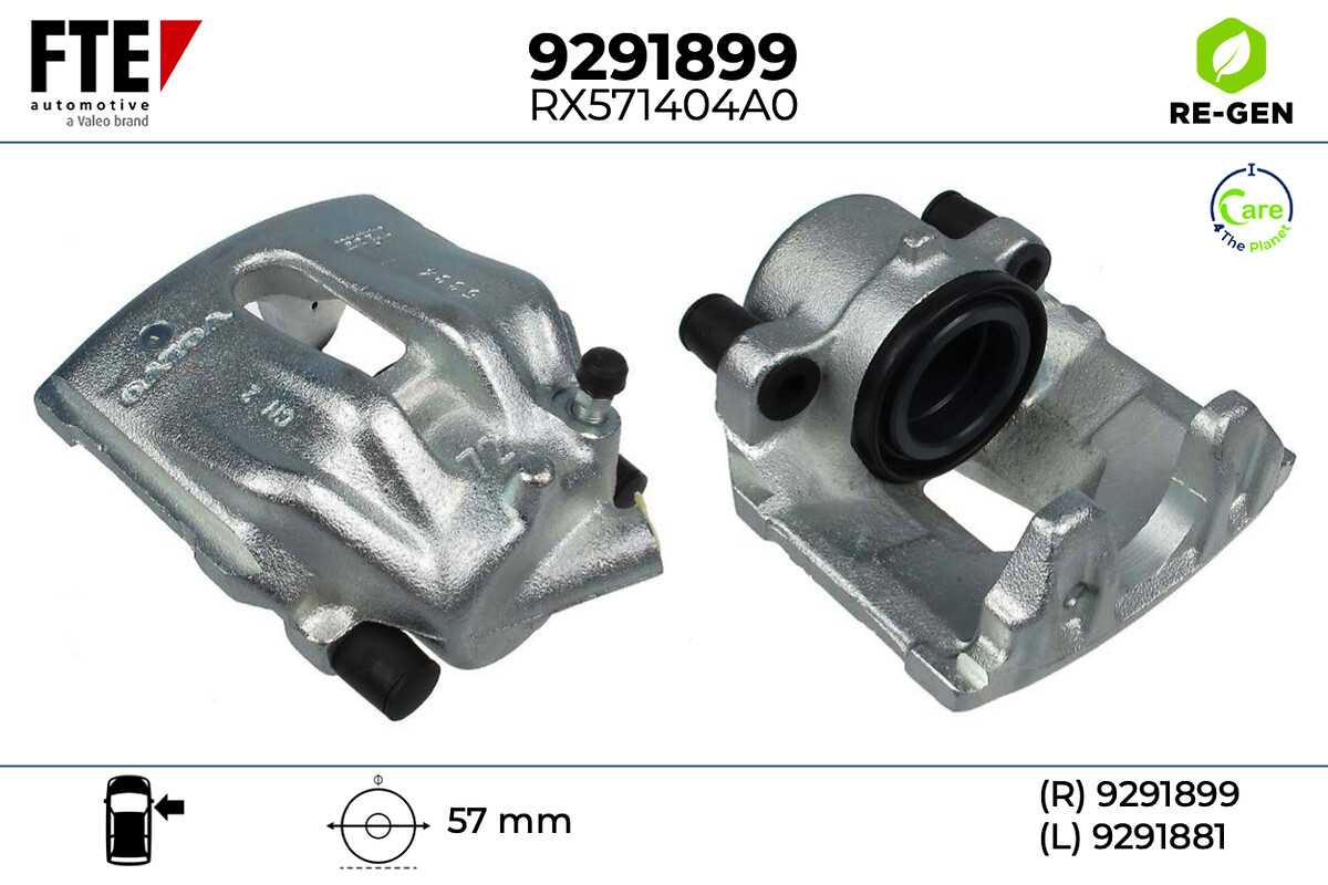 Étrier de frein FTE automotive GmbH ref. 9291899