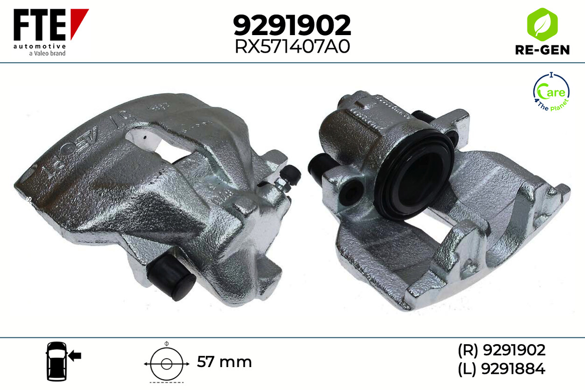 Étrier de frein FTE automotive GmbH ref. 9291902