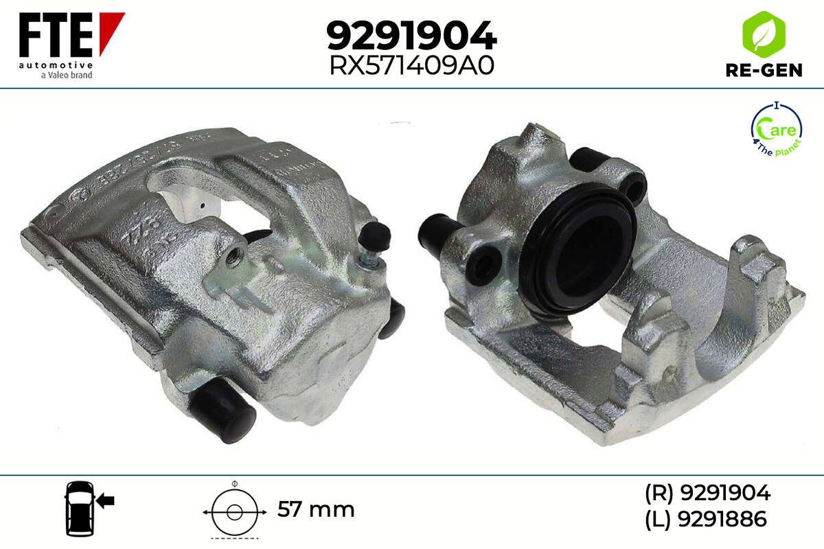Étrier de frein FTE automotive GmbH ref. 9291904