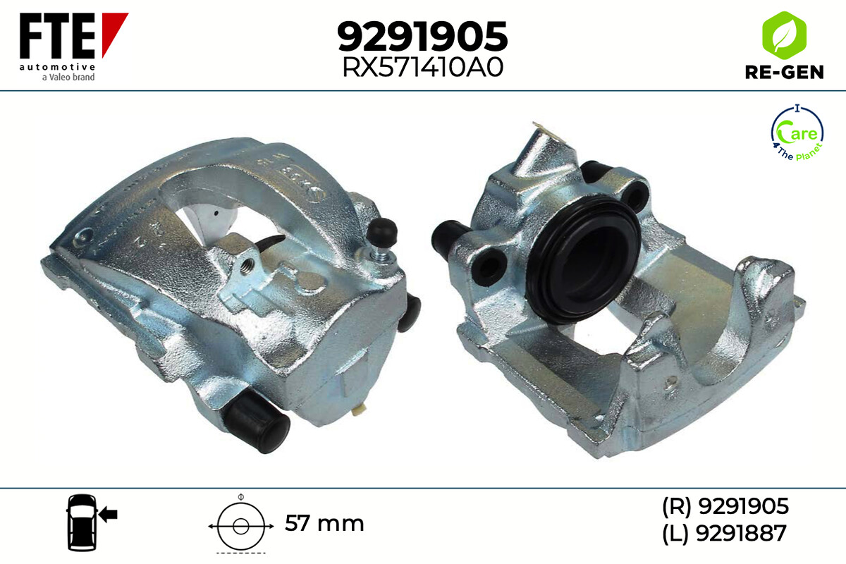 Étrier de frein FTE automotive GmbH ref. 9291905