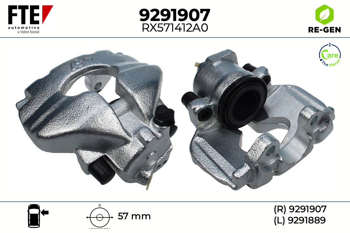 Étrier de frein FTE automotive GmbH ref. 9291907