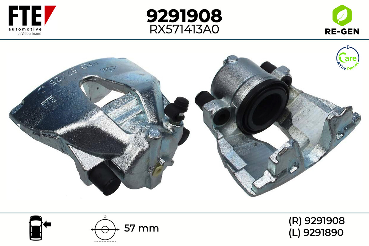 Étrier de frein FTE automotive GmbH ref. 9291908