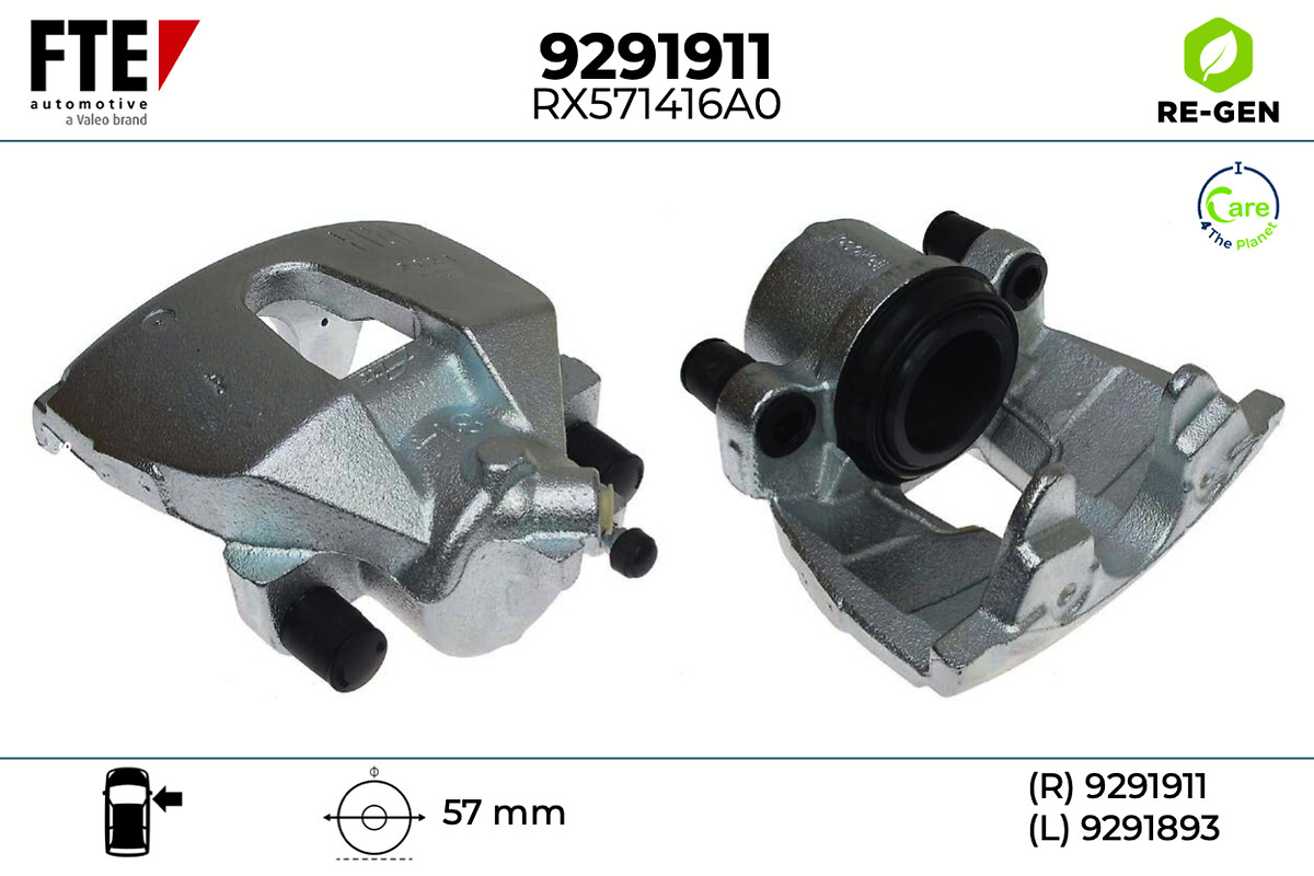 Étrier de frein FTE automotive GmbH ref. 9291911
