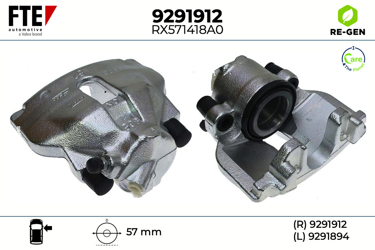 Étrier de frein FTE automotive GmbH ref. 9291912