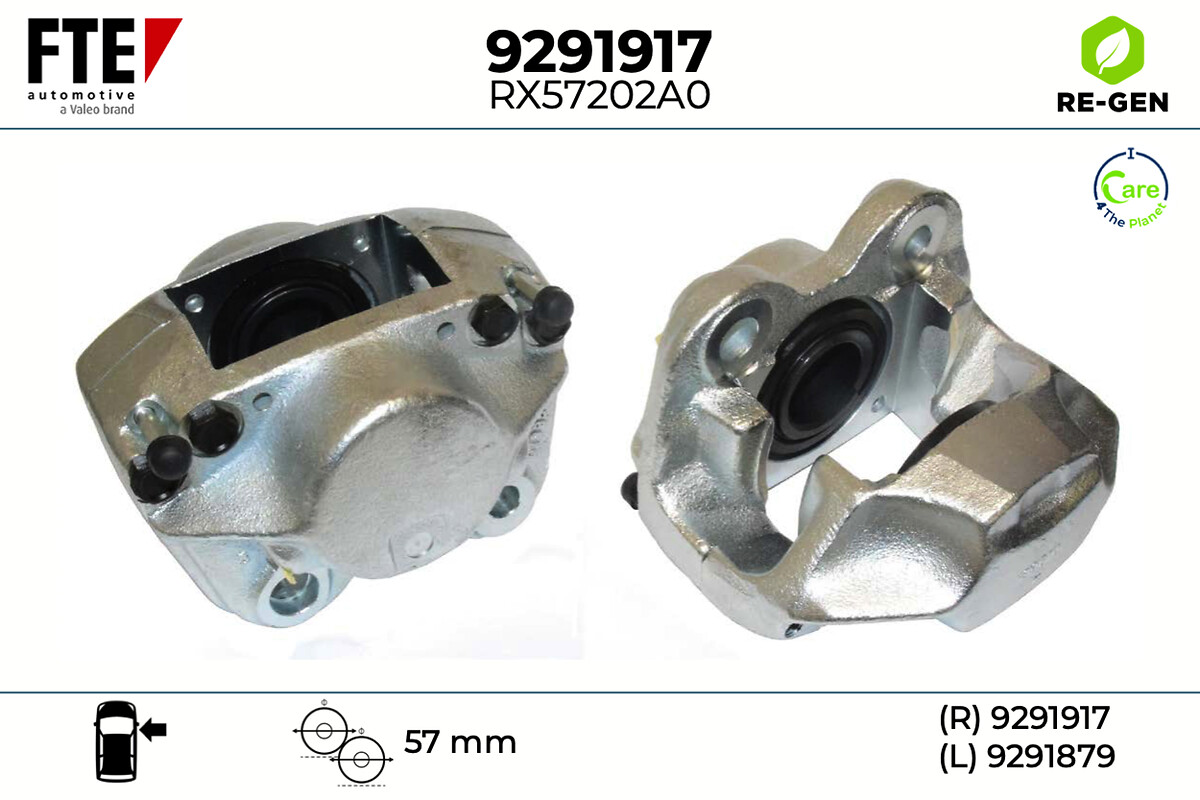 Étrier de frein FTE automotive GmbH ref. 9291917