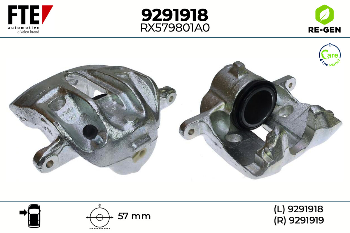 Étrier de frein FTE automotive GmbH ref. 9291918