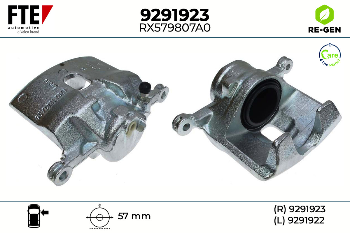 Étrier de frein FTE automotive GmbH ref. 9291923