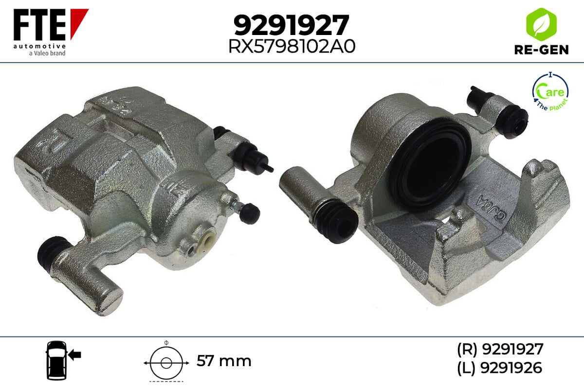 Étrier de frein FTE automotive GmbH ref. 9291927