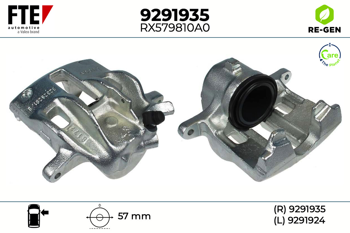 Étrier de frein FTE automotive GmbH ref. 9291935
