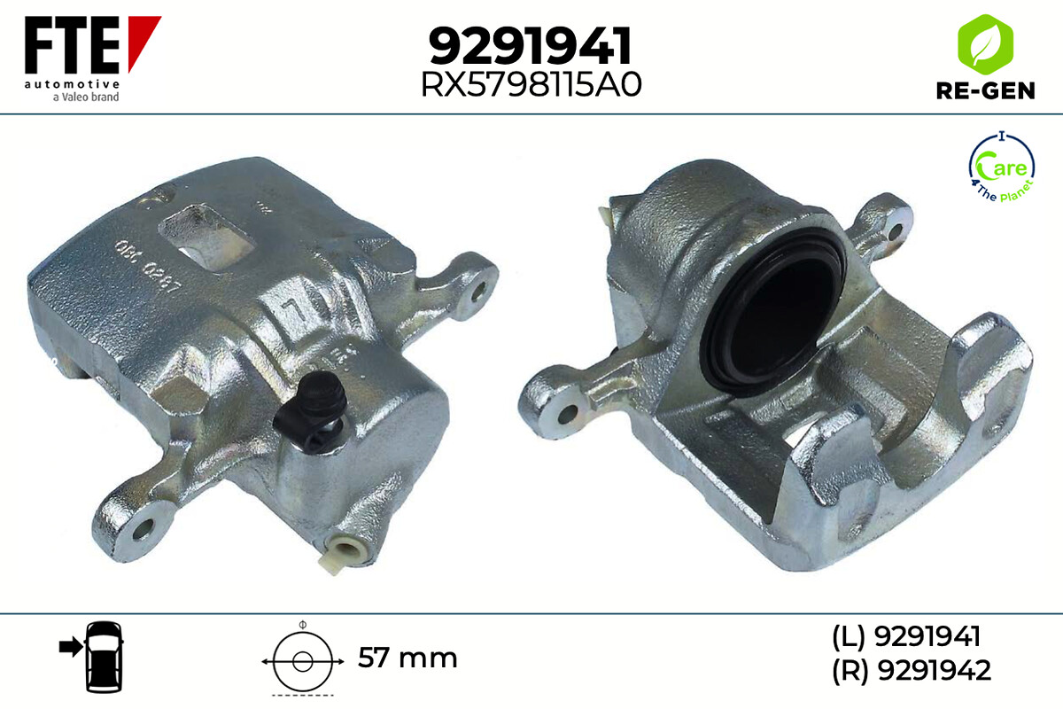 Étrier de frein FTE automotive GmbH ref. 9291941