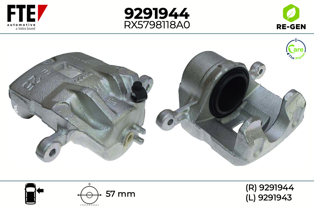 Étrier de frein FTE automotive GmbH ref. 9291944