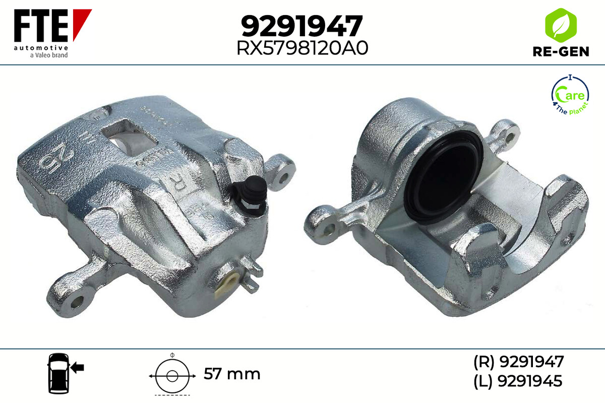 Étrier de frein FTE automotive GmbH ref. 9291947