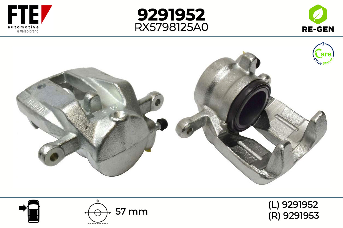 Étrier de frein FTE automotive GmbH ref. 9291952