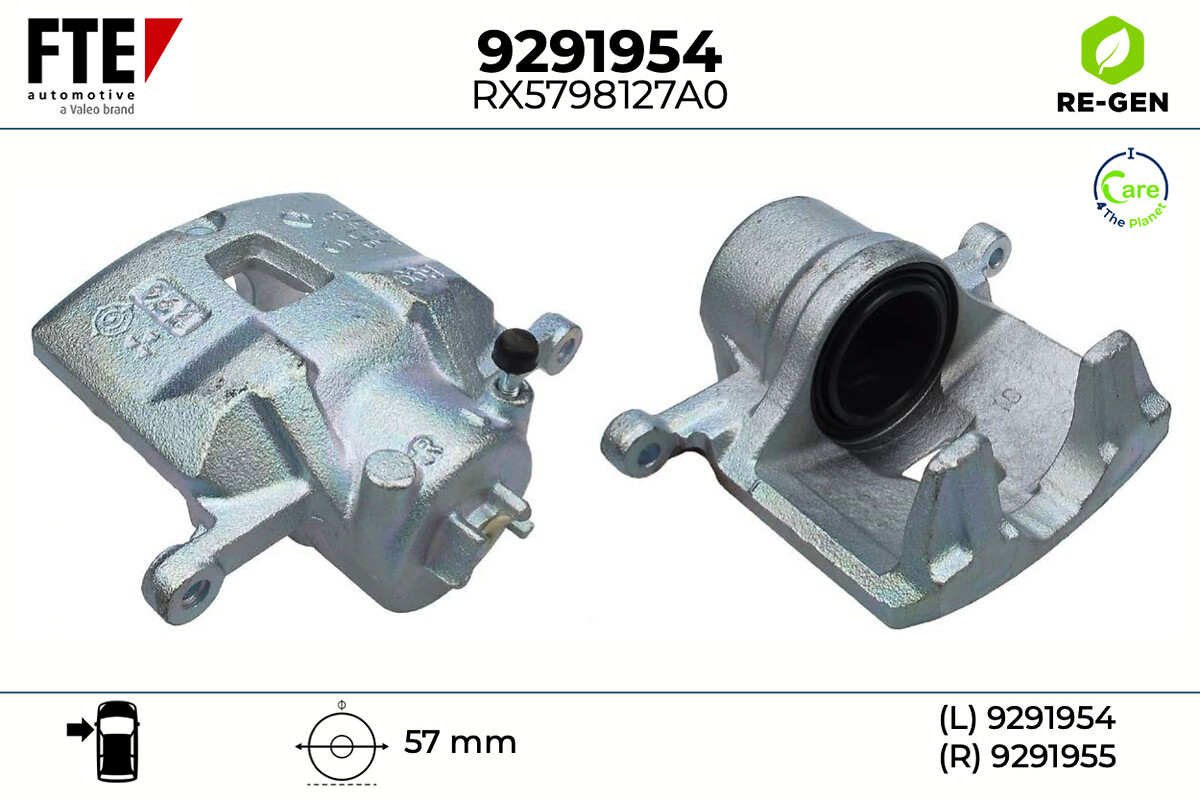 Étrier de frein FTE automotive GmbH ref. 9291954