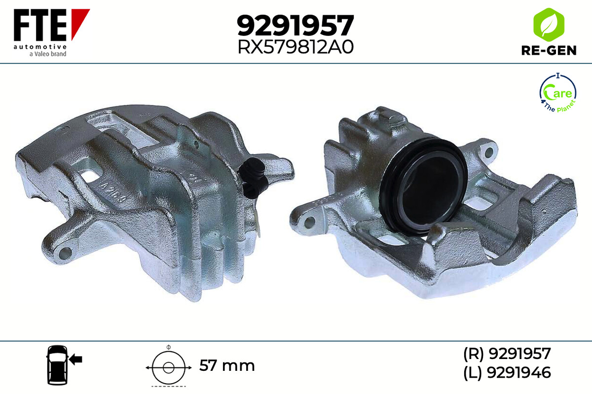 Étrier de frein FTE automotive GmbH ref. 9291957