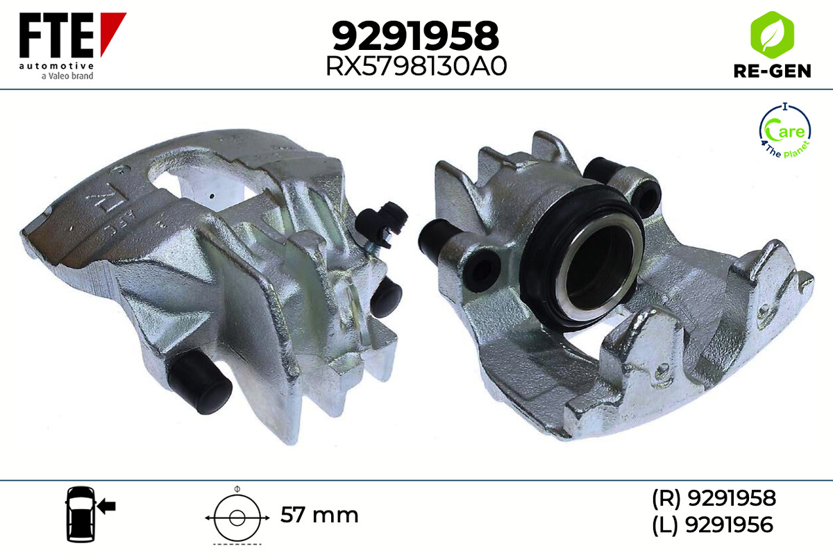Étrier de frein FTE automotive GmbH ref. 9291958