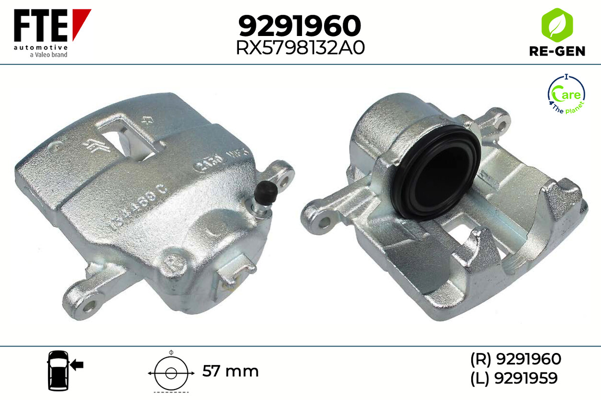 Étrier de frein FTE automotive GmbH ref. 9291960