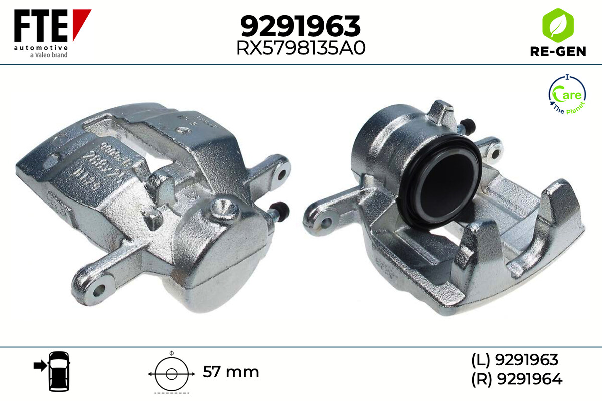 Étrier de frein FTE automotive GmbH ref. 9291963