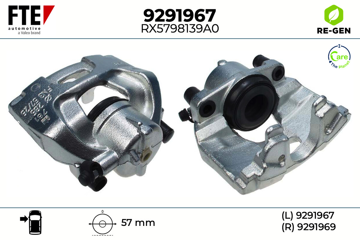Étrier de frein FTE automotive GmbH ref. 9291967