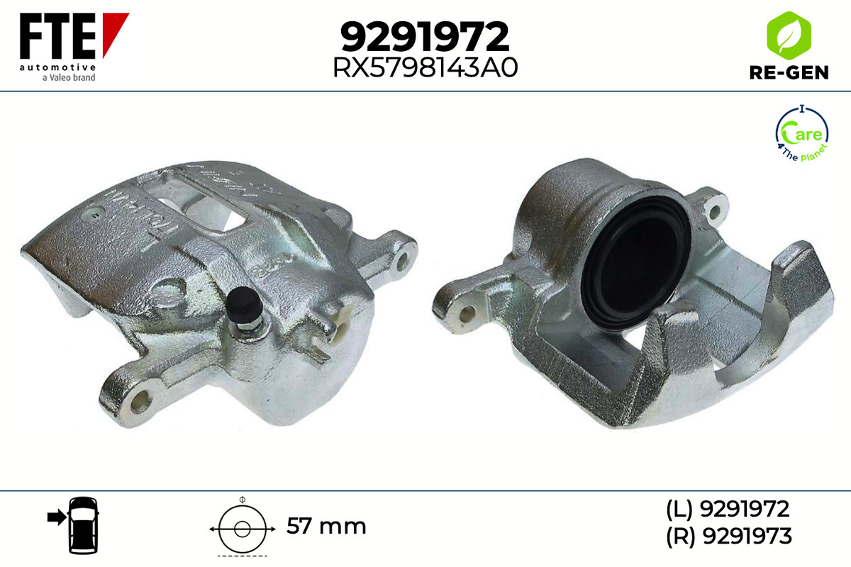 Étrier de frein FTE automotive GmbH ref. 9291972