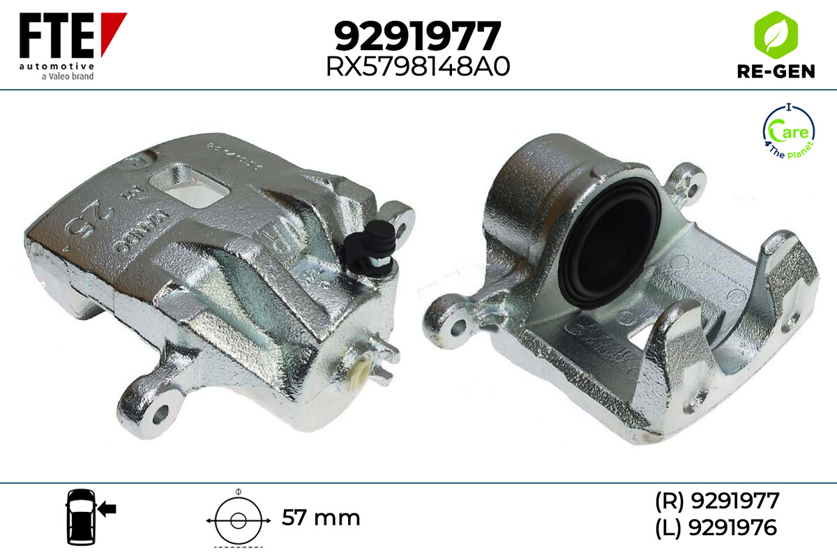Étrier de frein FTE automotive GmbH ref. 9291977