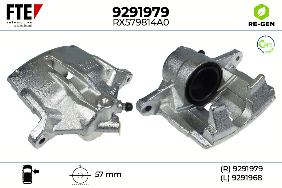 Étrier de frein FTE automotive GmbH ref. 9291979
