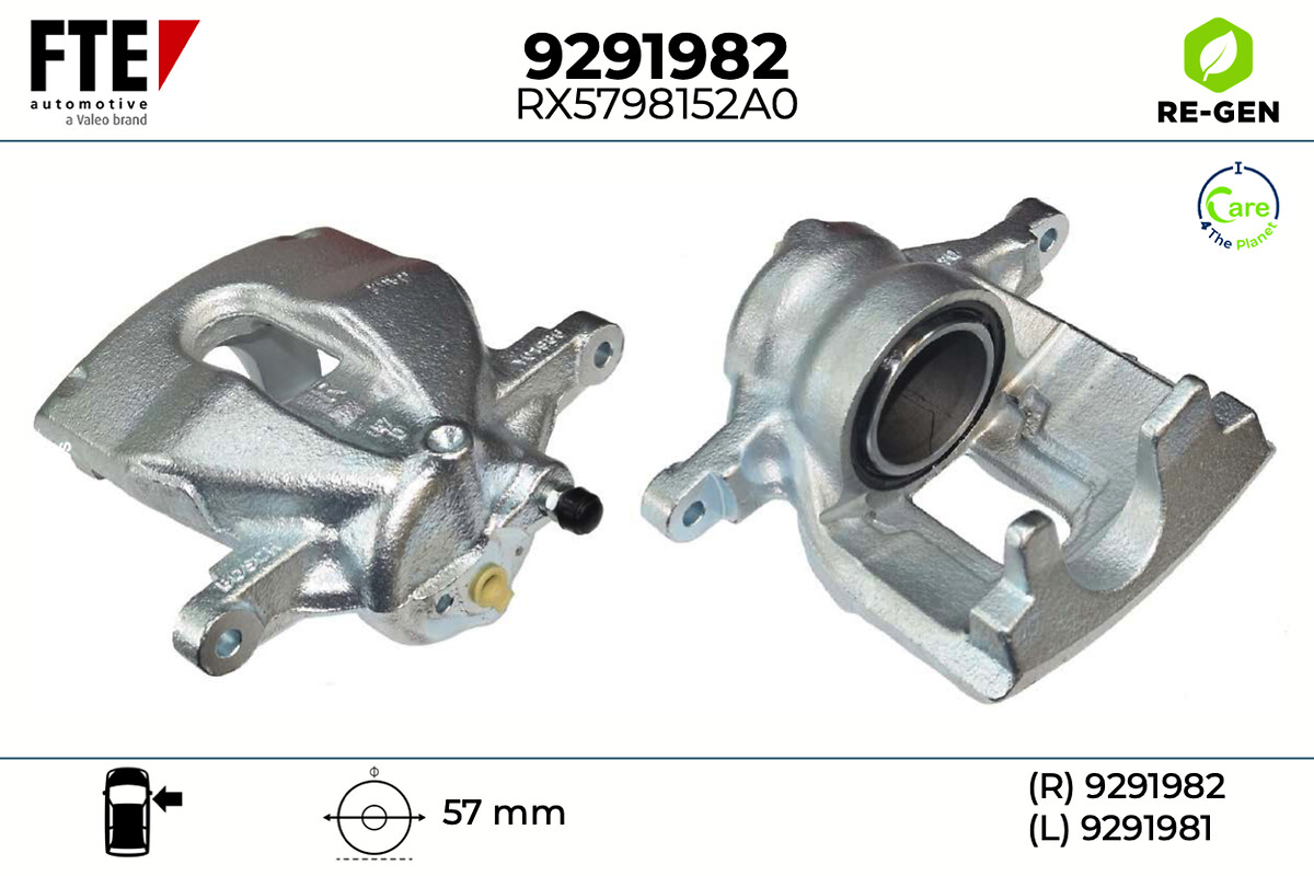 Étrier de frein FTE automotive GmbH ref. 9291982