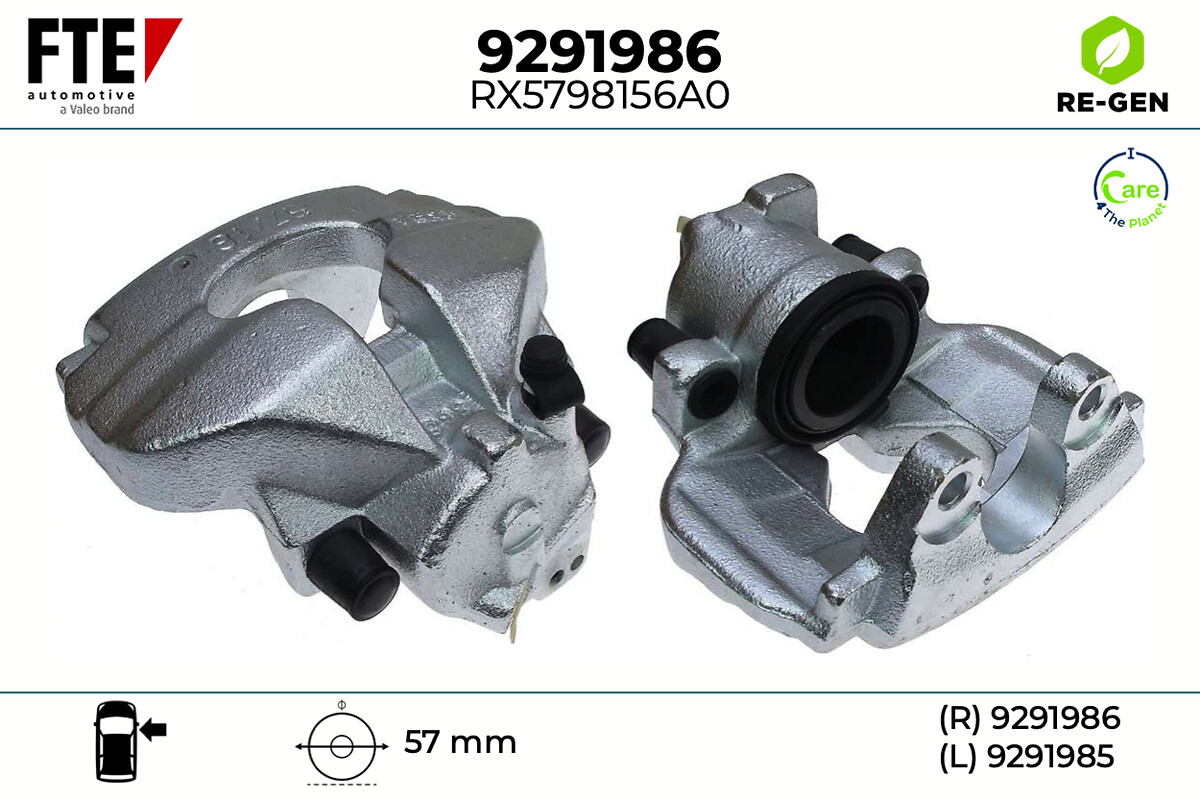 Étrier de frein FTE automotive GmbH ref. 9291986