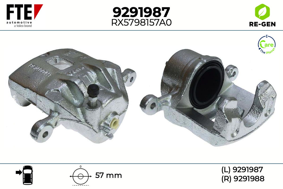 Étrier de frein FTE automotive GmbH ref. 9291987