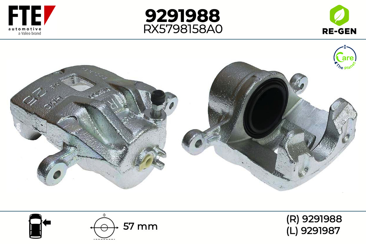Étrier de frein FTE automotive GmbH ref. 9291988