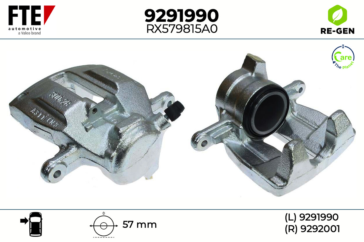 Étrier de frein FTE automotive GmbH ref. 9291990