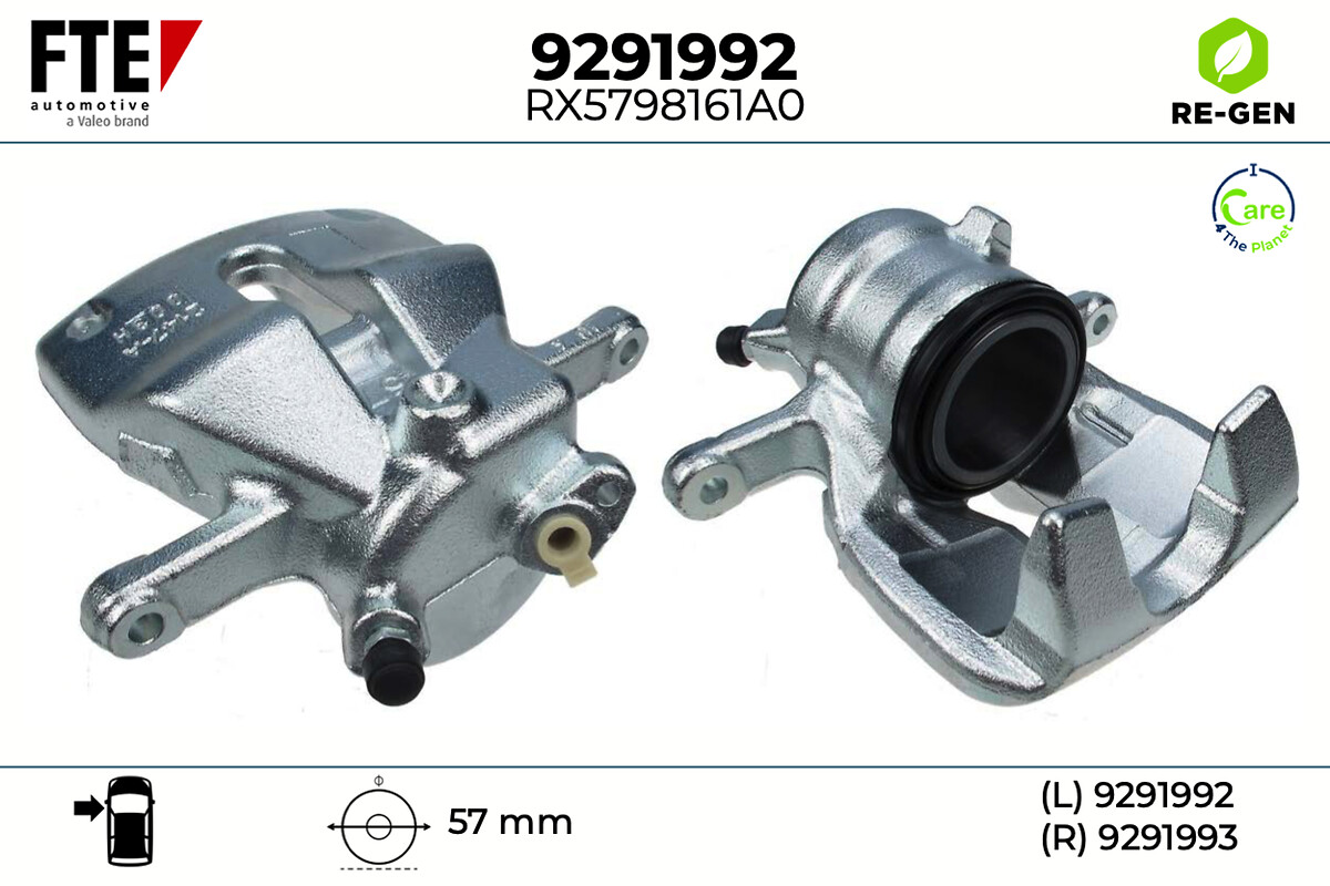 Étrier de frein FTE automotive GmbH ref. 9291992