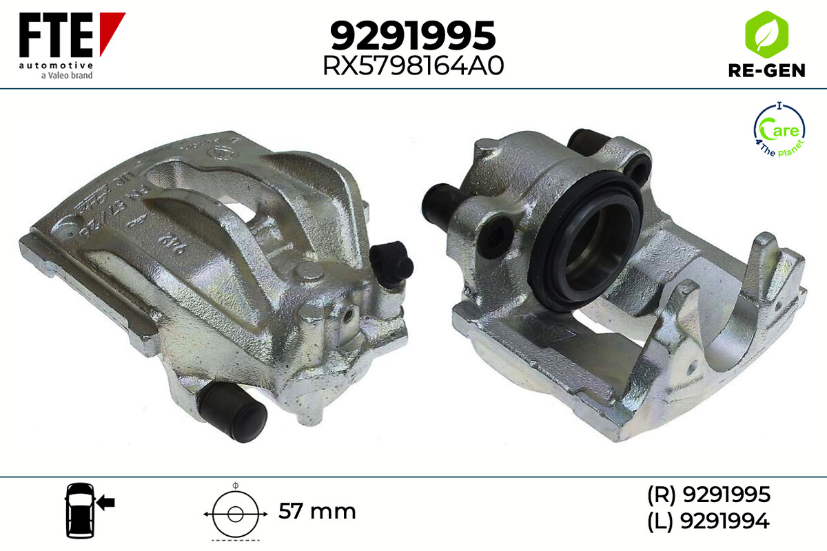 Étrier de frein FTE automotive GmbH ref. 9291995