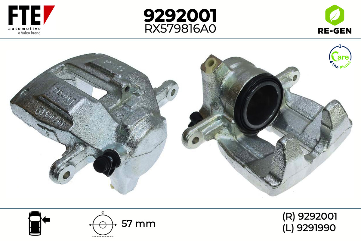 Étrier de frein FTE automotive GmbH ref. 9292001