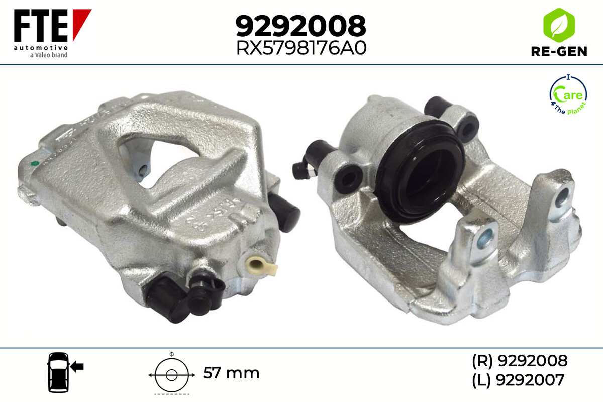 Étrier de frein FTE automotive GmbH ref. 9292008
