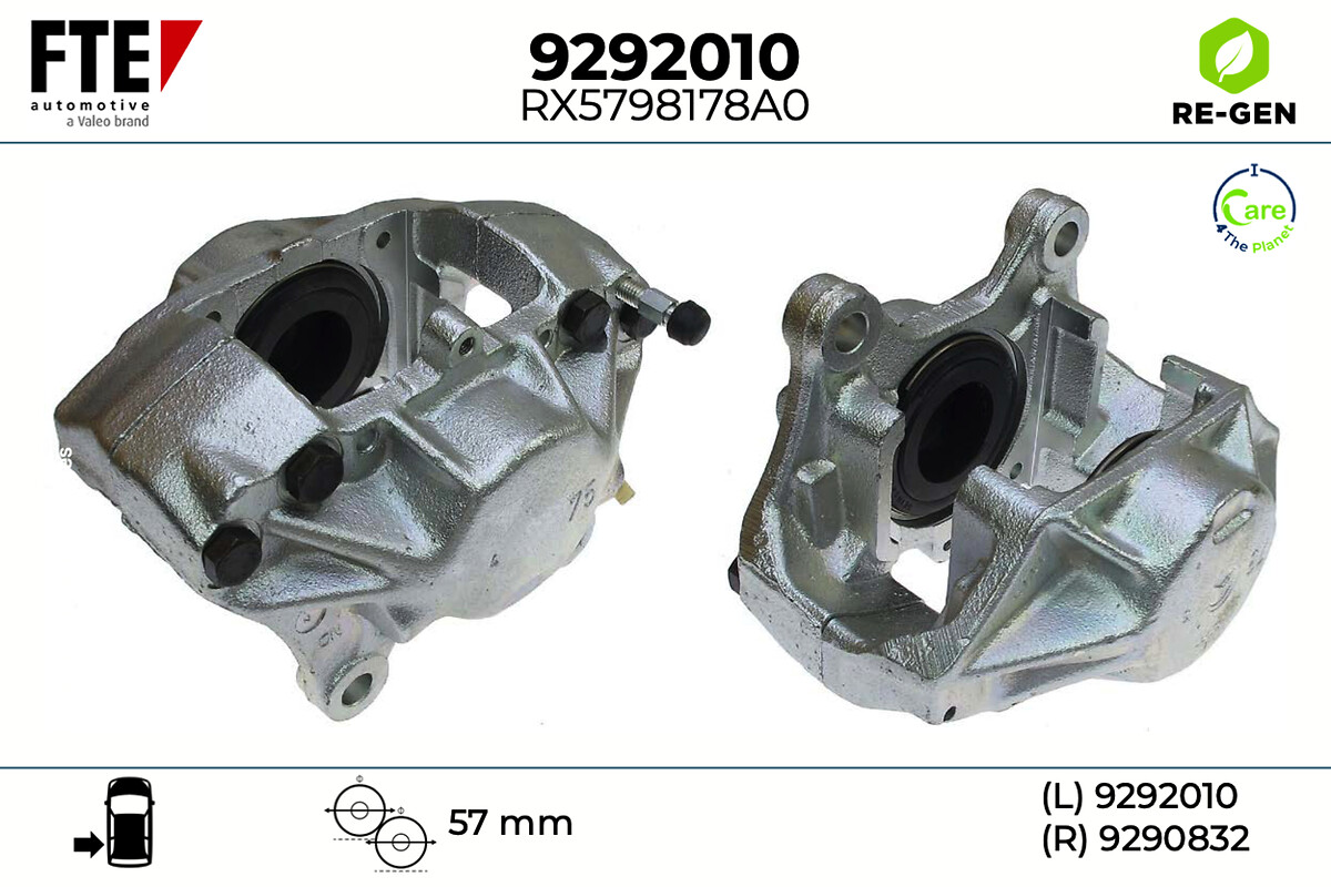 Étrier de frein FTE automotive GmbH ref. 9292010