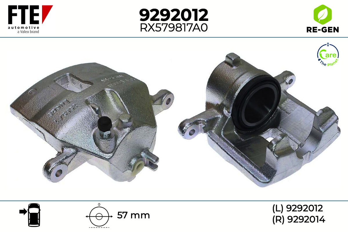 Étrier de frein FTE automotive GmbH ref. 9292012